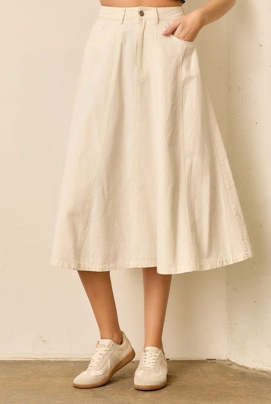 Greta Denim Skirt - Jupe NYC