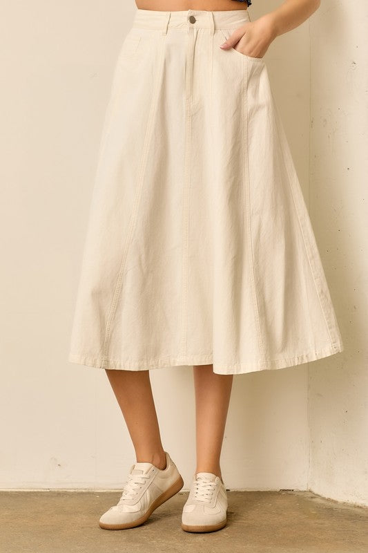 Greta Denim Skirt - Jupe NYC