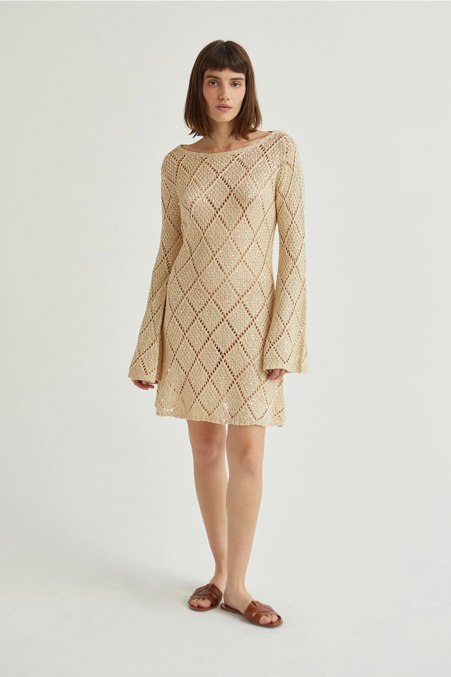 Gilded Cover Up Dress - Jupe NYC
