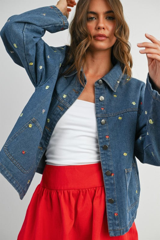 Daisy Denim Jacket - Jupe NYC
