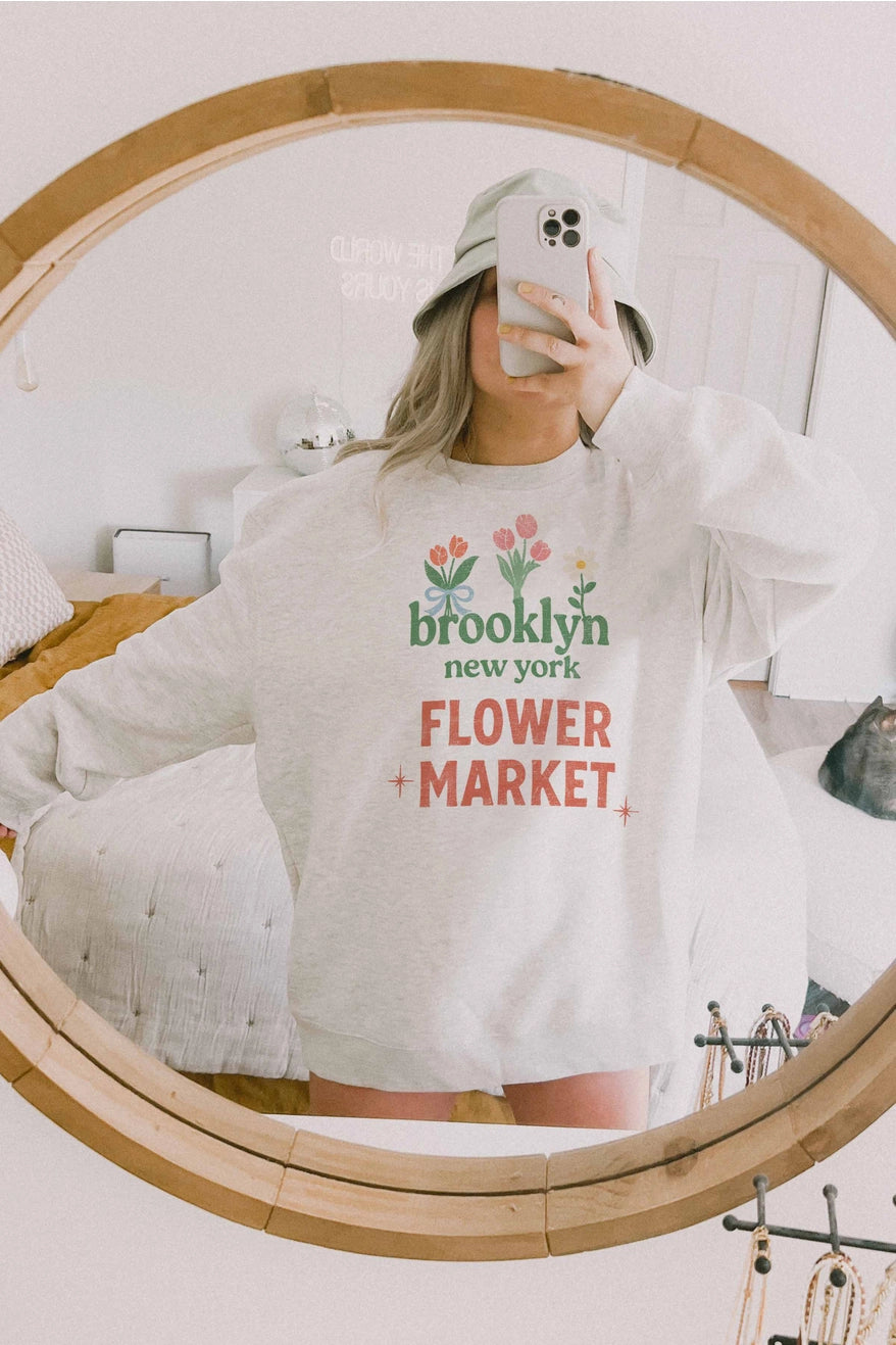Brooklyn Flower Market Sweatshirt - Jupe NYC