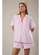 Pink Gingham Pajamas - Jupe NYC