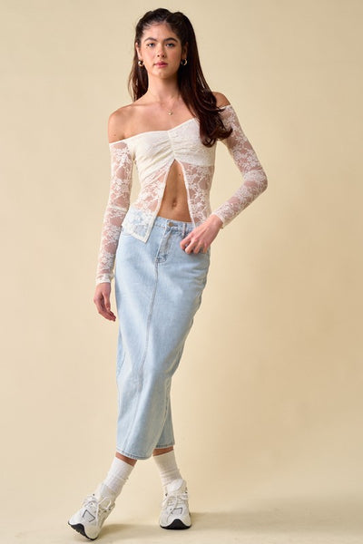 Scout Denim Maxi Skirt