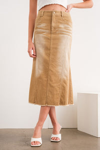 Monroe Corduroy Maxi Skirt