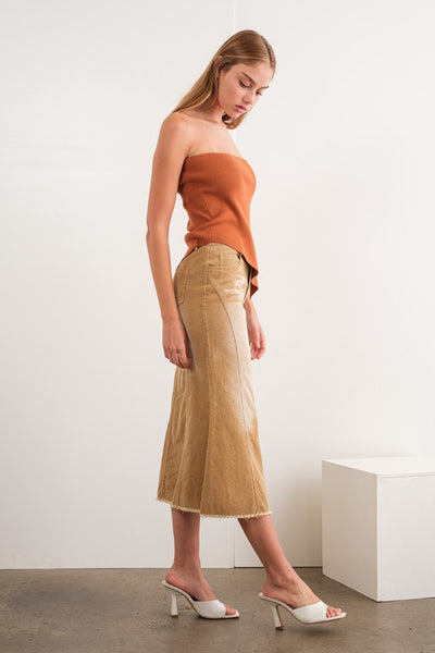 Monroe Corduroy Maxi Skirt