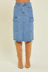 Larsa Denim Skirt