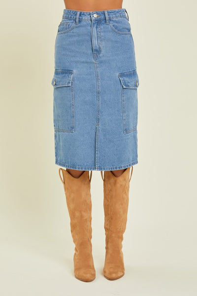 Larsa Denim Skirt