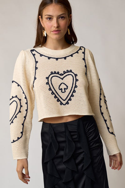 Queen of Hearts Sweater