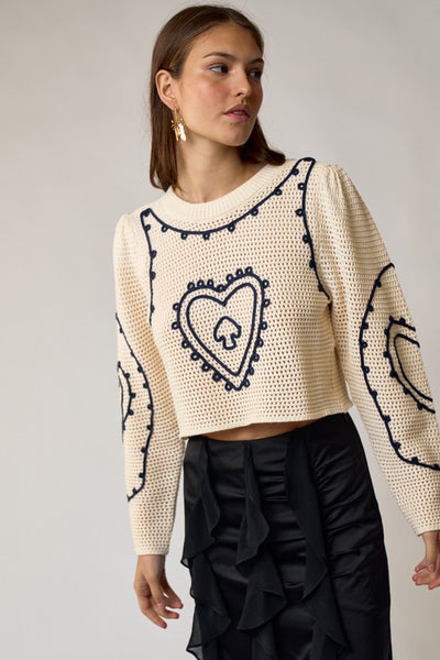 Queen of Hearts Sweater