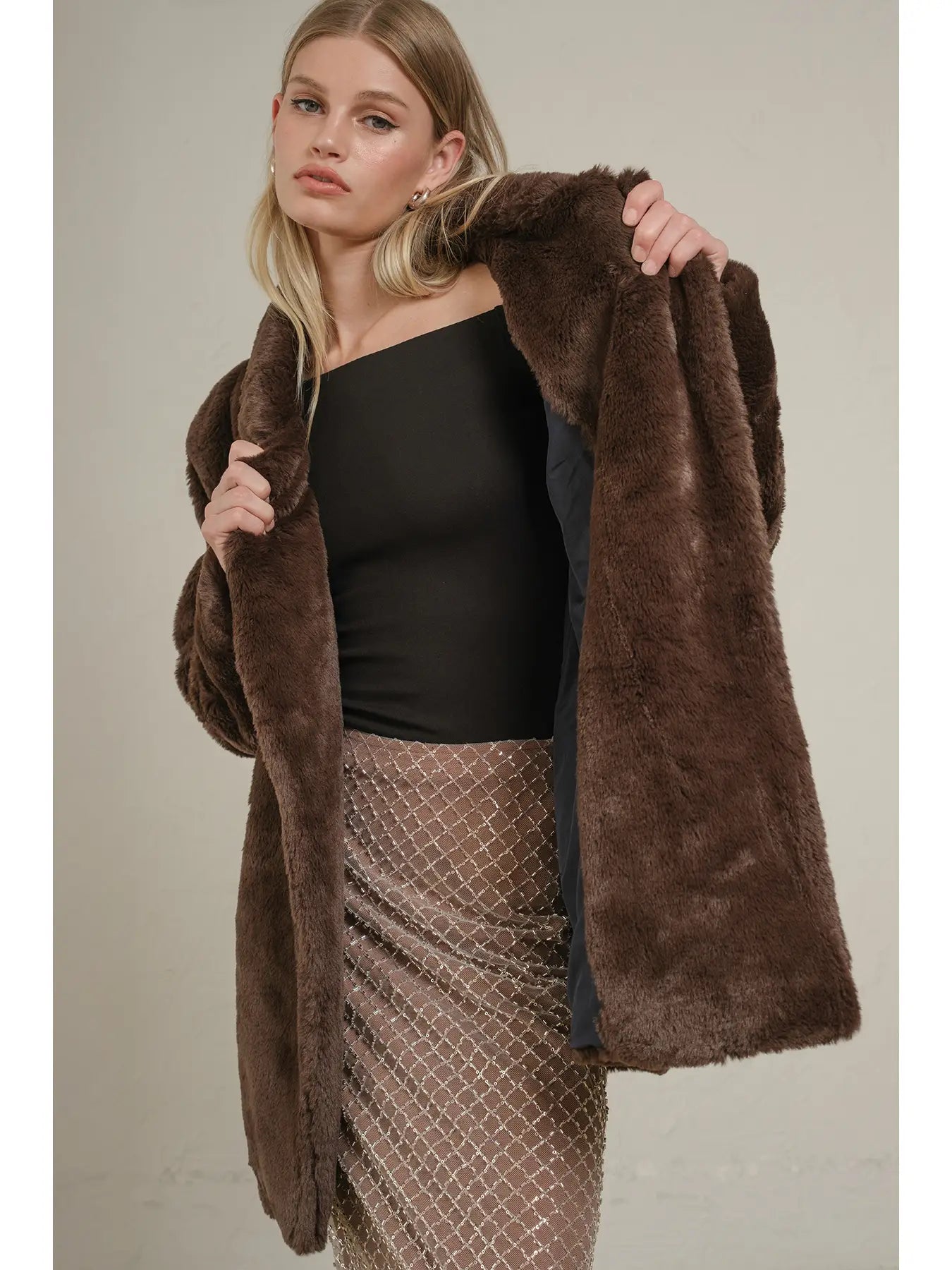 Gigi Faux Fur Jacket - Jupe NYC