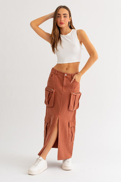 Gwen Utility Cargo Skirt