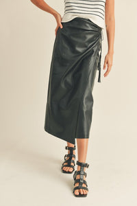 Colette Leather Skirt