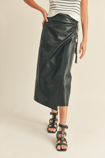Colette Leather Skirt