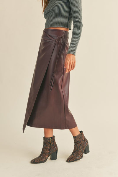 Colette Leather Skirt