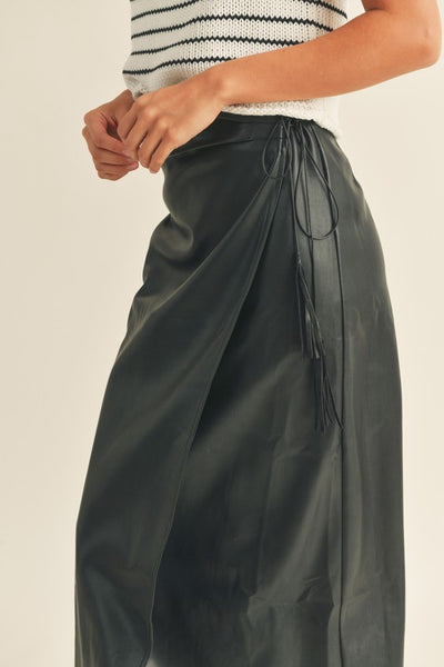 Colette Leather Skirt