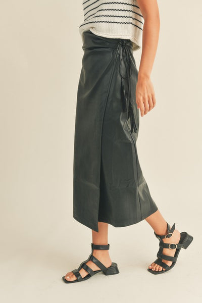 Colette Leather Skirt