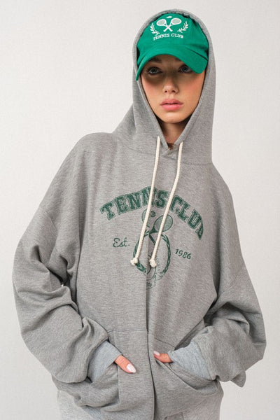 Tennis Club Graphic Sweatshirt