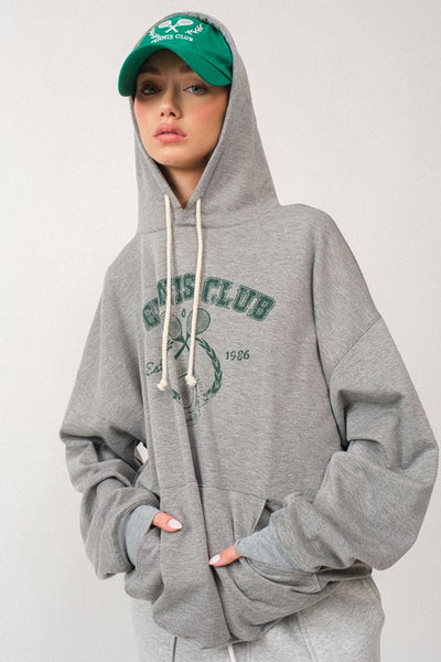 Tennis Club Graphic Sweatshirt