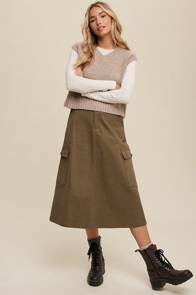 Ramona Cargo Skirt