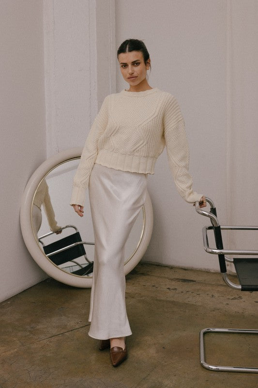 【GLOWNY】24FALL THE BELLA SKIRT GLOWNY] FW 24 THE BELLA SKIRT (WHITE) – SellerWork