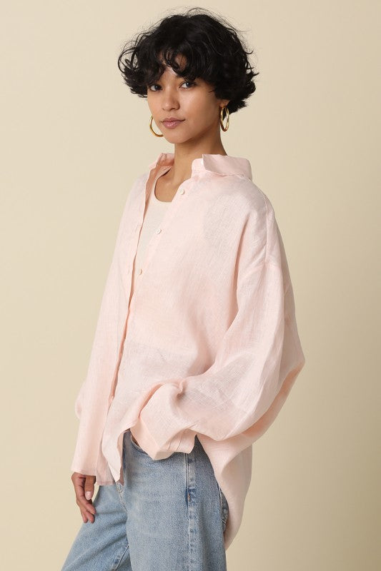 Breeze Linen Top - Jupe NYC