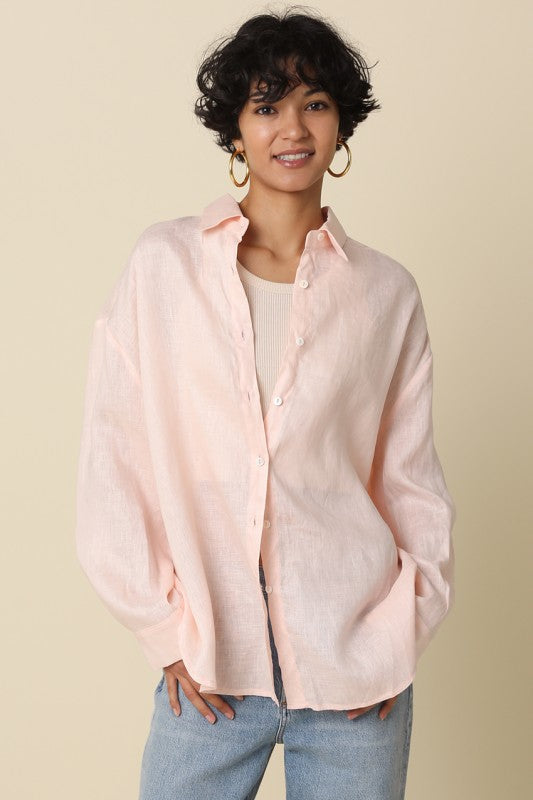 Breeze Linen Top - Jupe NYC