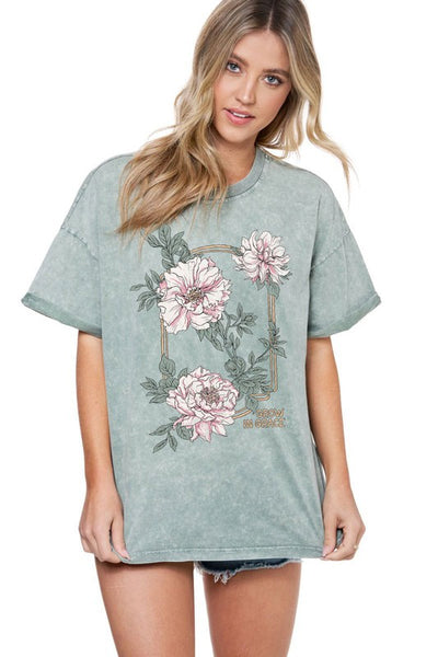 Grow in Grace Graphic Tshirt