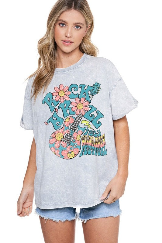 Wildflower Festival Graphic Tshirt - Jupe NYC
