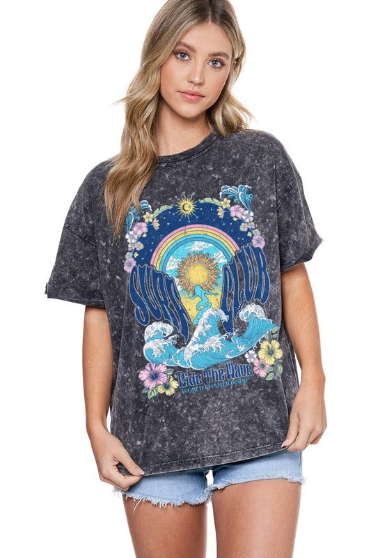 Surf Club Graphic Tshirt - Jupe NYC