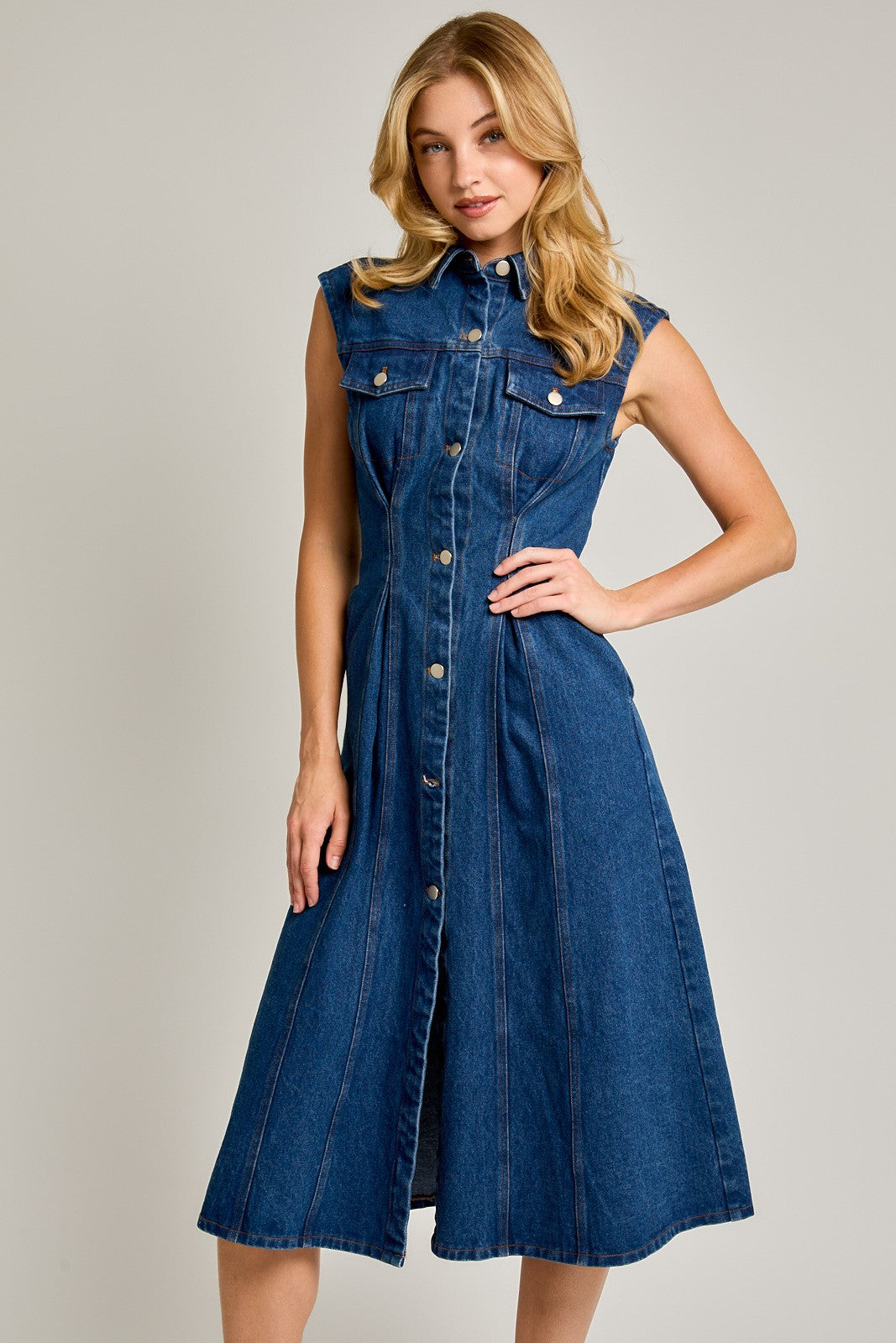 Jenny Denim Dress - X-Small Jenny Denim Dress - X-Small