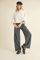 Crosby Bubble Sleeve Top - Jupe NYC
