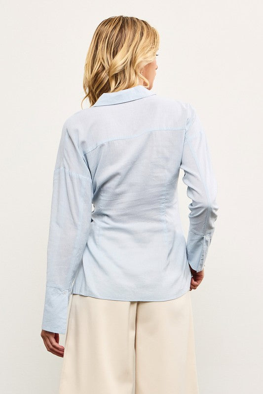 Harbor Wrap Top - Jupe NYC