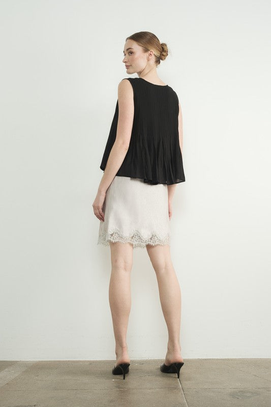 VIP【送料関税込】CELINE LACE COTTON SKIRT Celine Lace Skirt
