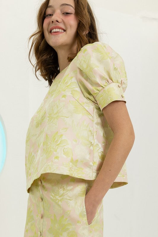 Eloise Floral Top - Jupe NYC