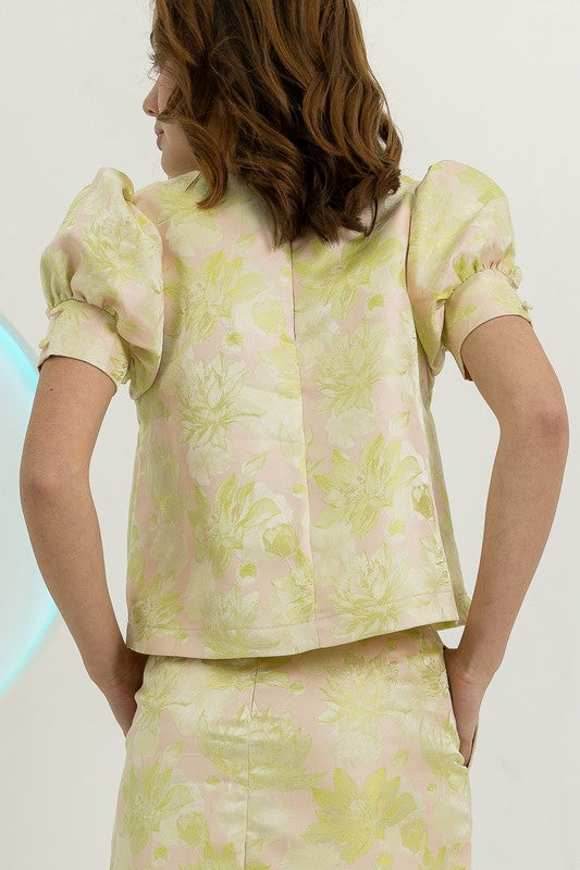Eloise Floral Top - Jupe NYC