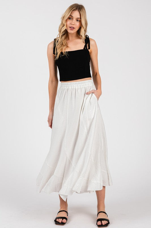 Flow Midi Skirt - Jupe NYC