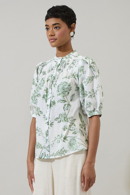 Willow Printed Top - Jupe NYC