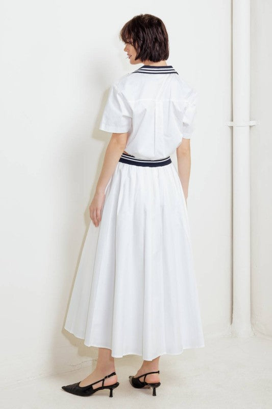 Wimbledon Midi Skirt - Jupe NYC