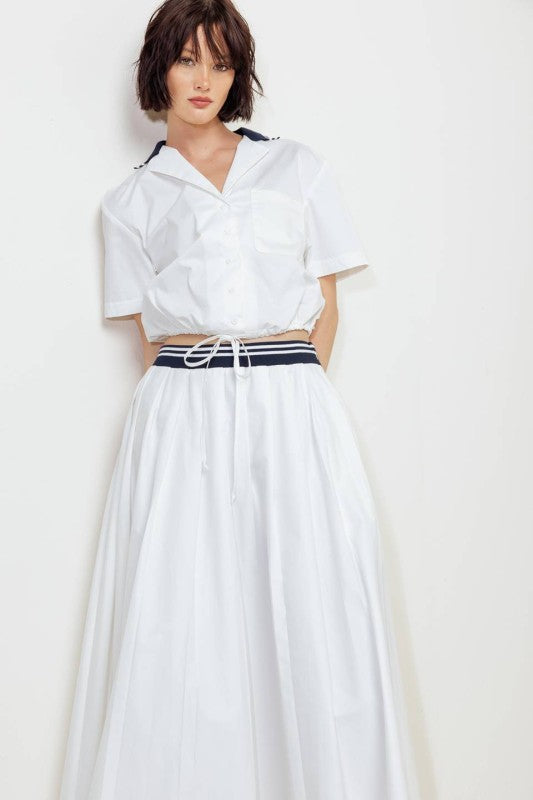 Wimbledon Midi Skirt - Jupe NYC