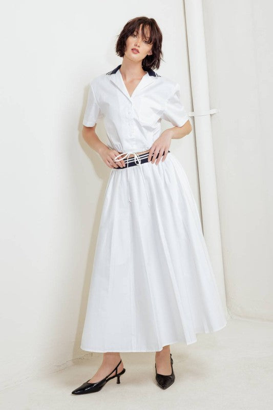 Wimbledon Midi Skirt - Jupe NYC