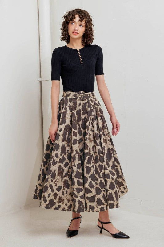 スカート JUPE CHRISTIE SKIRT Beautiful Geometry Skirt - The J. Peterman Company