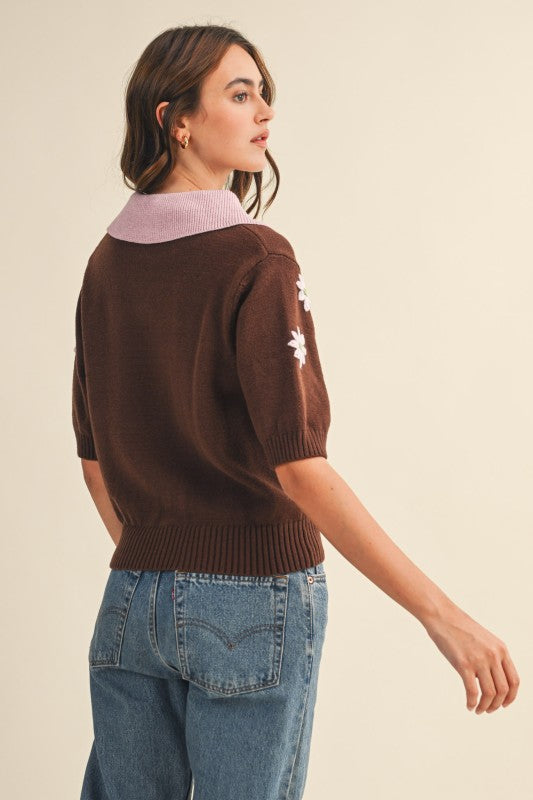 Libby Polo Sweater - Jupe NYC