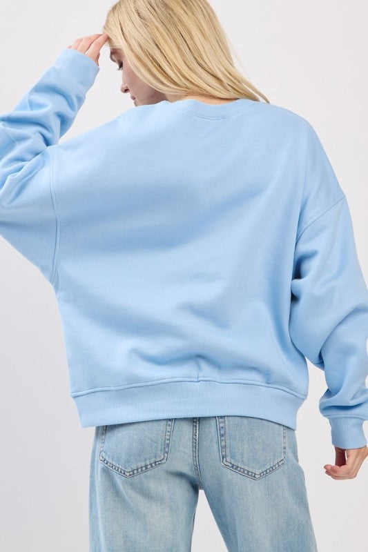 'puff' Cherry Graphic Sweatshirt - Jupe NYC