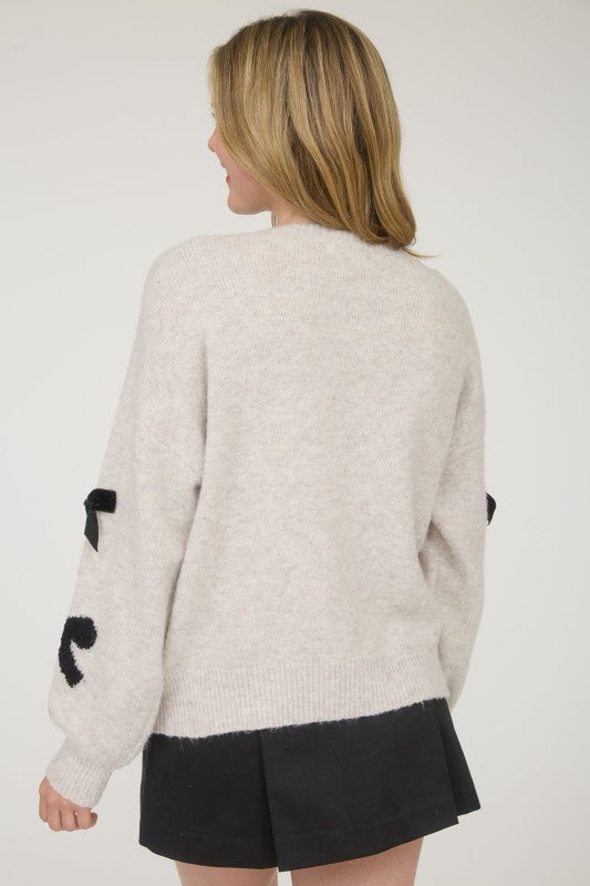 Signature Bow Sweater - Jupe NYC
