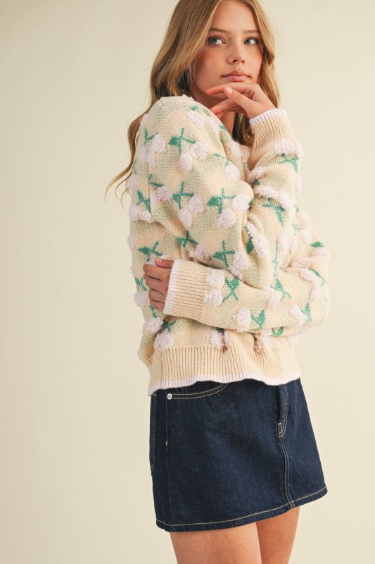 Cherry Blossom Sweater - Jupe NYC