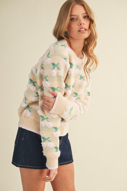Cherry Blossom Sweater - Jupe NYC
