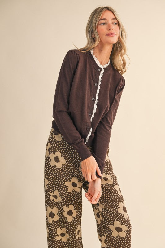 Hazel Lace Cardigan - Jupe NYC