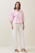 Maya Embroidered Top - Jupe NYC