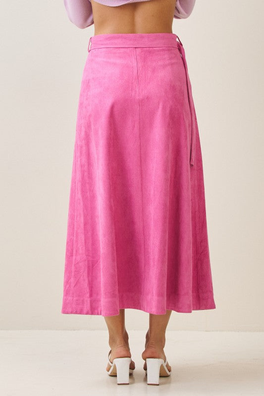 Flamingo Midi Skirt - Jupe NYC