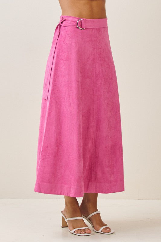 Flamingo Midi Skirt - Jupe NYC